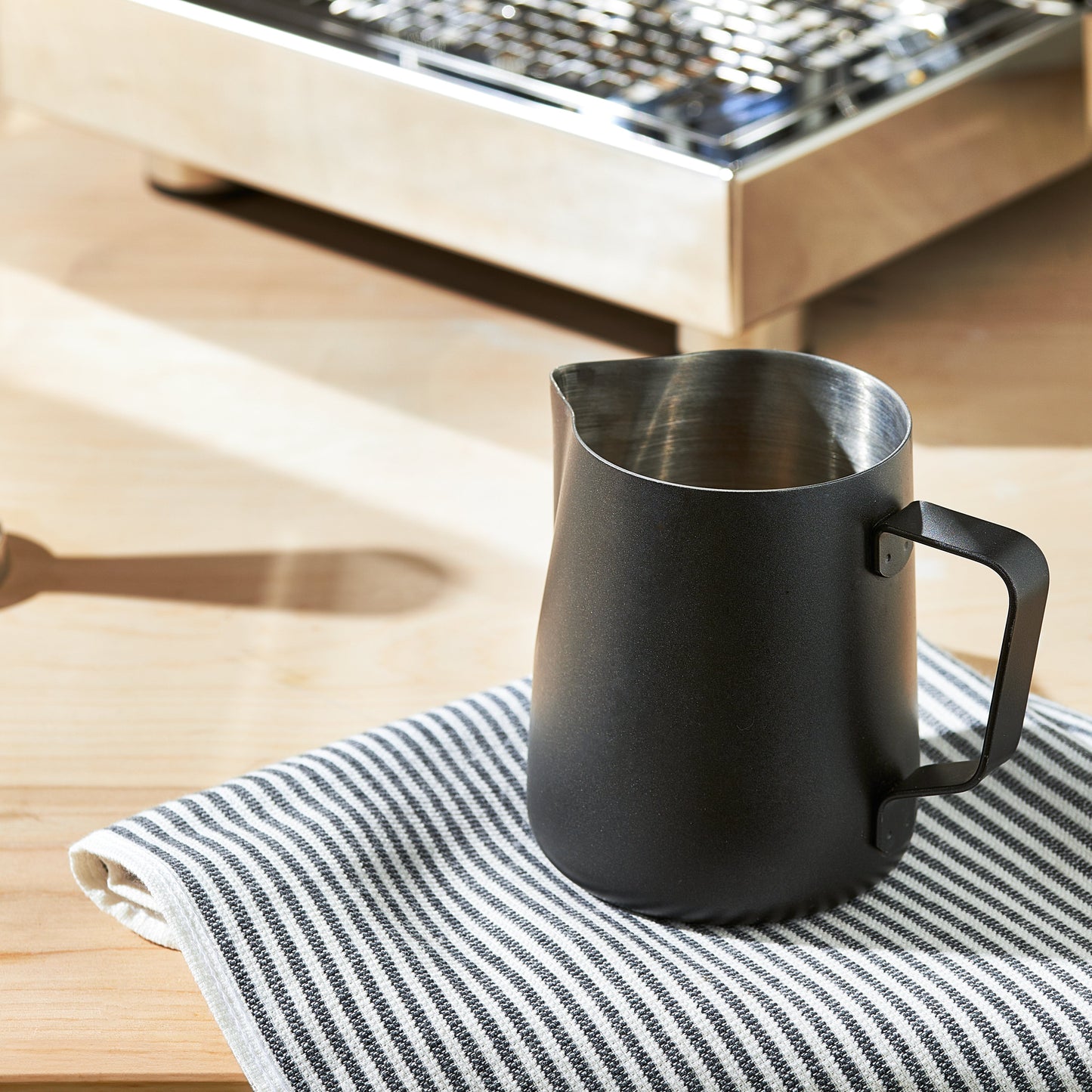 Revolution Matte Black Steaming Pitcher - 20 Oz