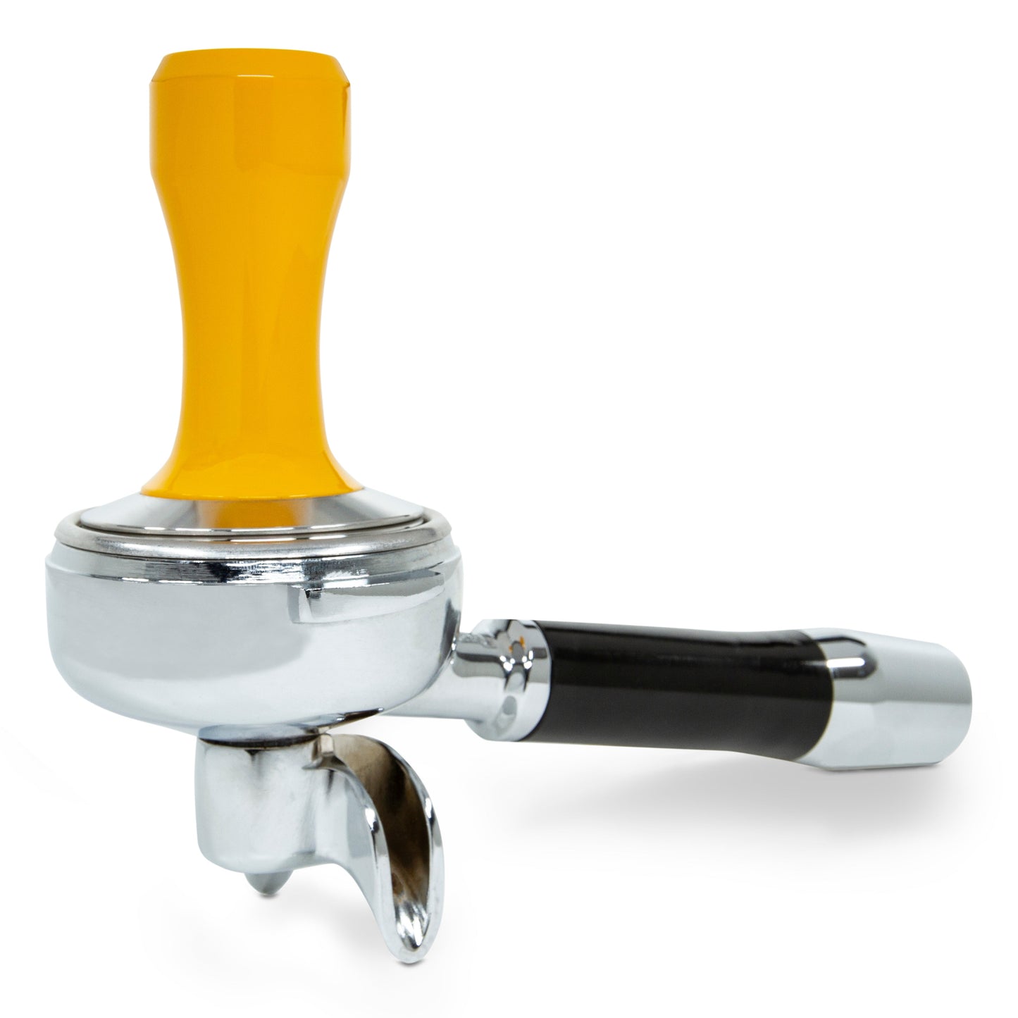 BIT 58.6mm Flat Espresso Tamper - Yellow