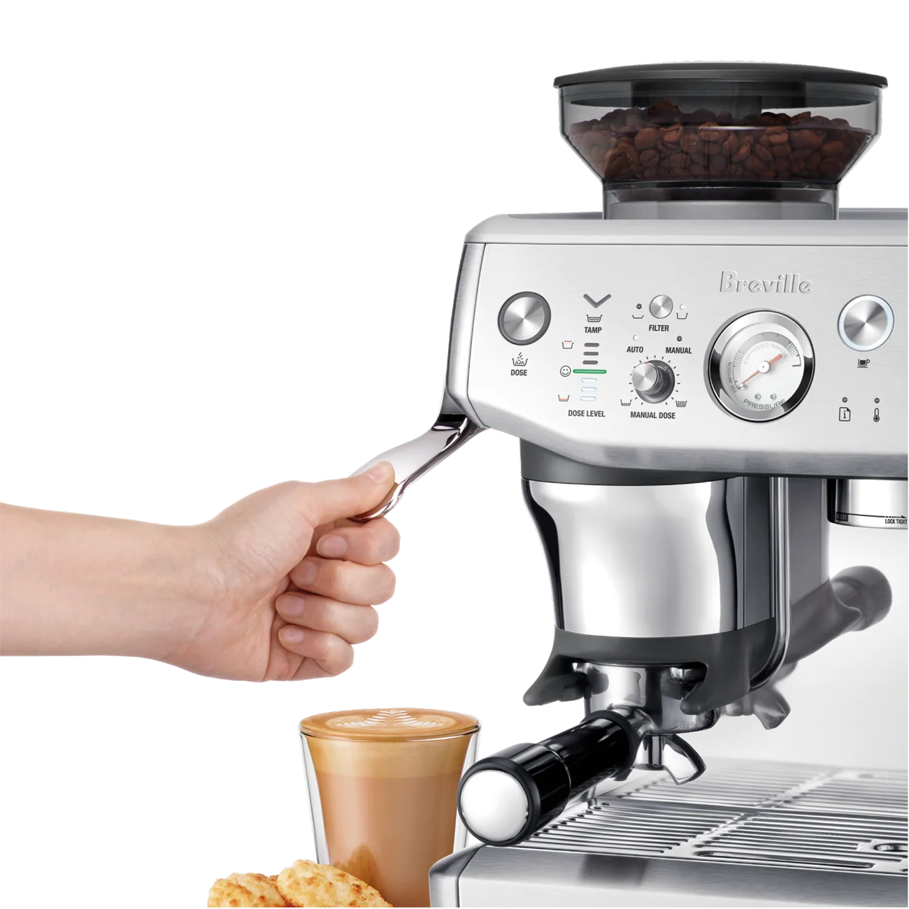 Breville BES876BSS1BNA1 Barista Express Impress