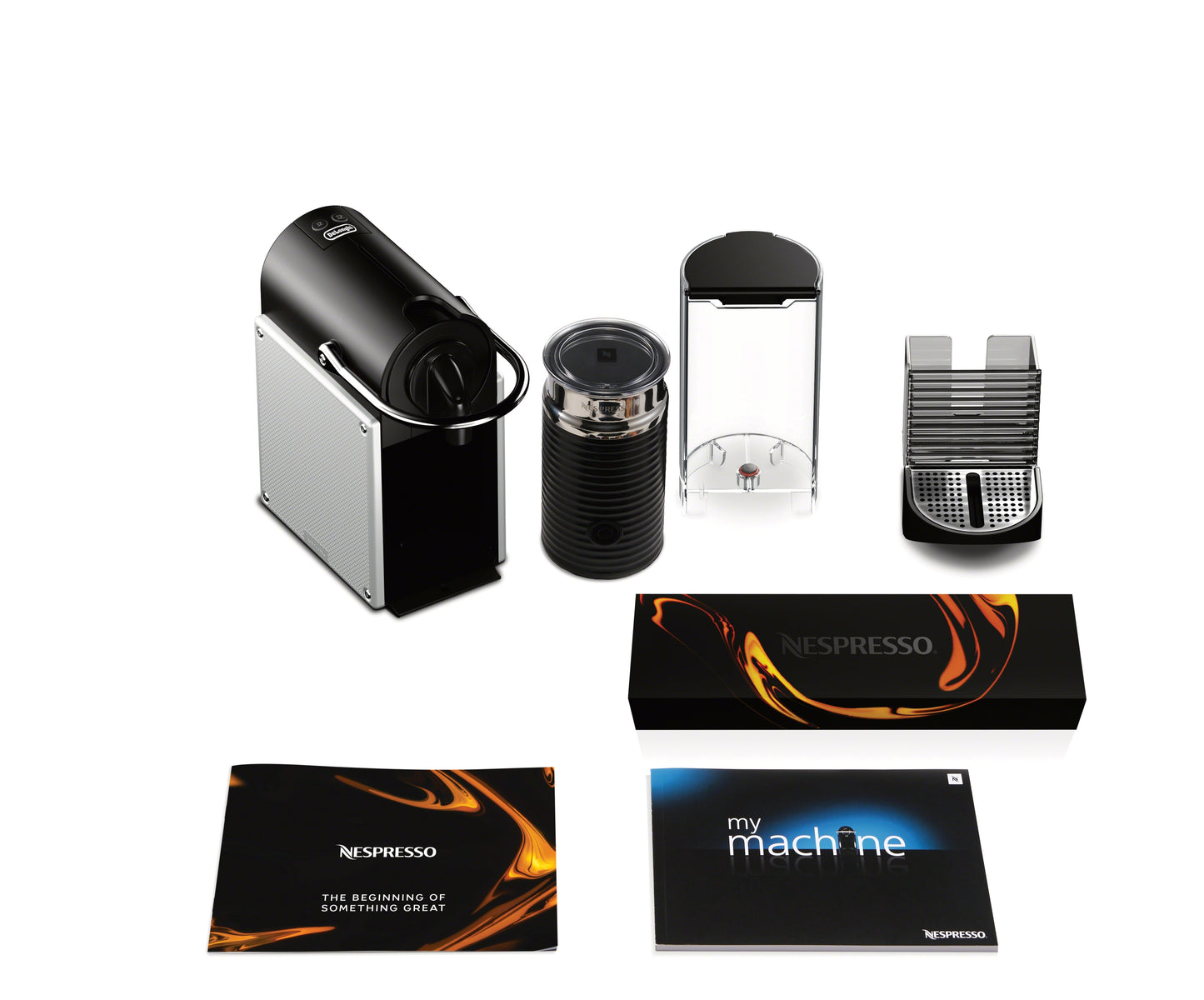 Nespresso Pixie Espresso Machine by DeLonghi with Aeroccino - Aluminum