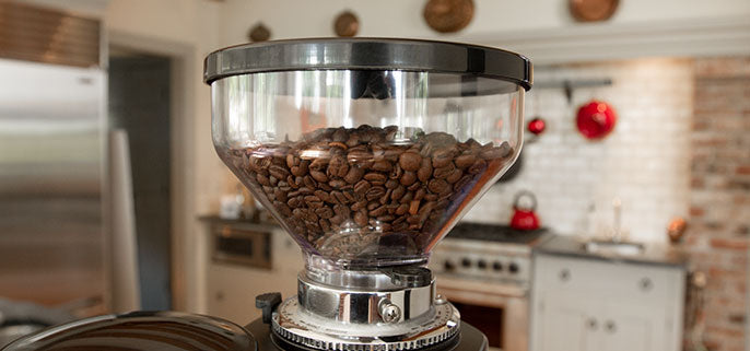 Quamar M80 Dosing Espresso Grinder with Timer in Black