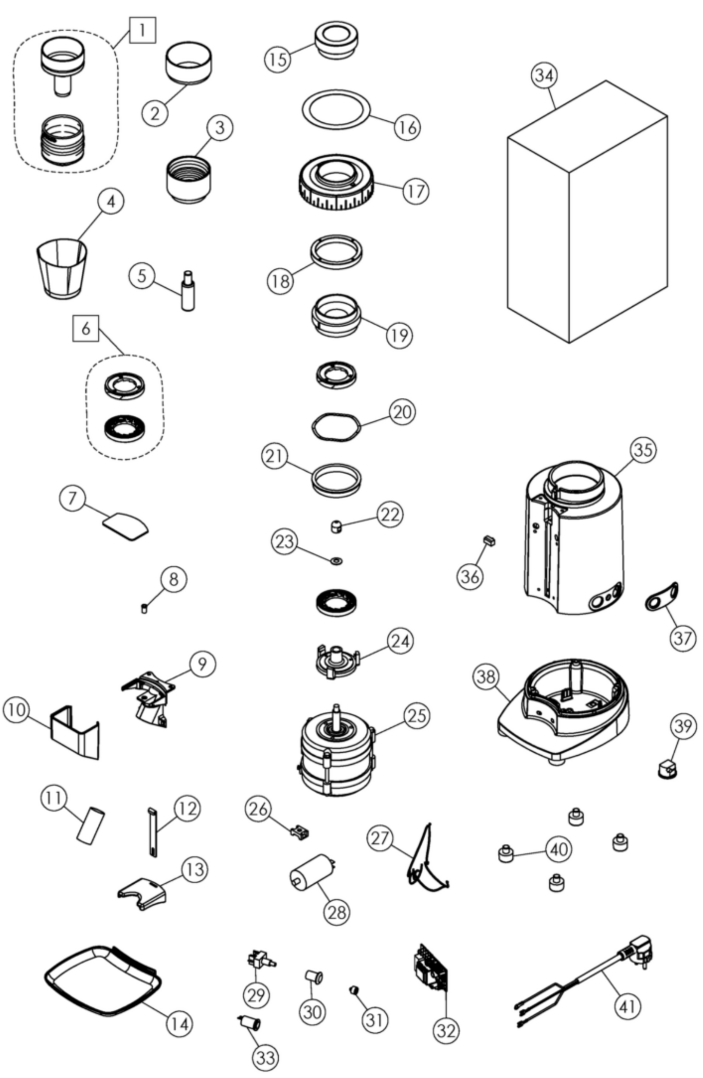 Ceado E5SD Part Diagram CEAE5SD