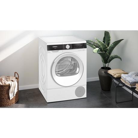 Siemens WQ45G2D2GB iQ500 9kg Heat Pump Condenser Tumble Dryer White – image 4 of 4