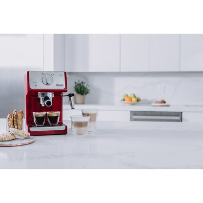DeLonghi ECP3220R Pump Driven Espresso Machine - Red
