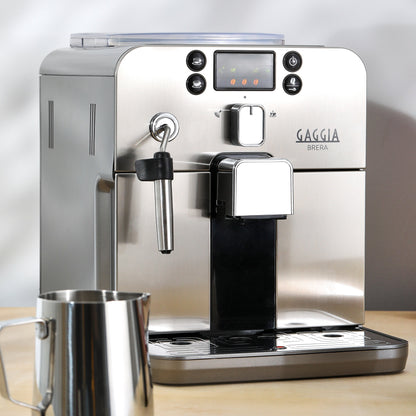 Gaggia Brera Cappuccino Espresso Machine in Silver