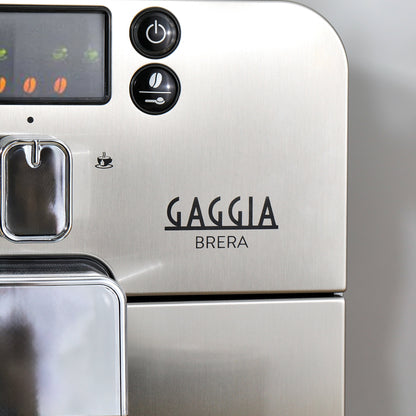 Gaggia Brera Cappuccino Espresso Machine in Silver