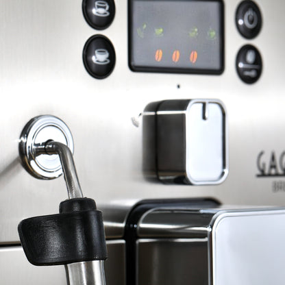 Gaggia Brera Cappuccino Espresso Machine in Silver
