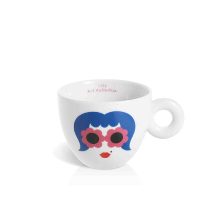 illy Art Collection Olimpia Zagnoli Cappuccino Cups - Set of 2