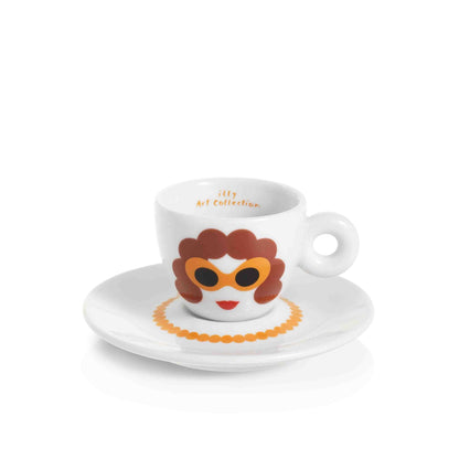 illy Art Collection Olimpia Zagnoli Espresso Cups - Set of 2