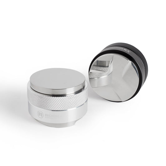 Rocket Espresso 2 in 1 Tamper and Leveler - Silver