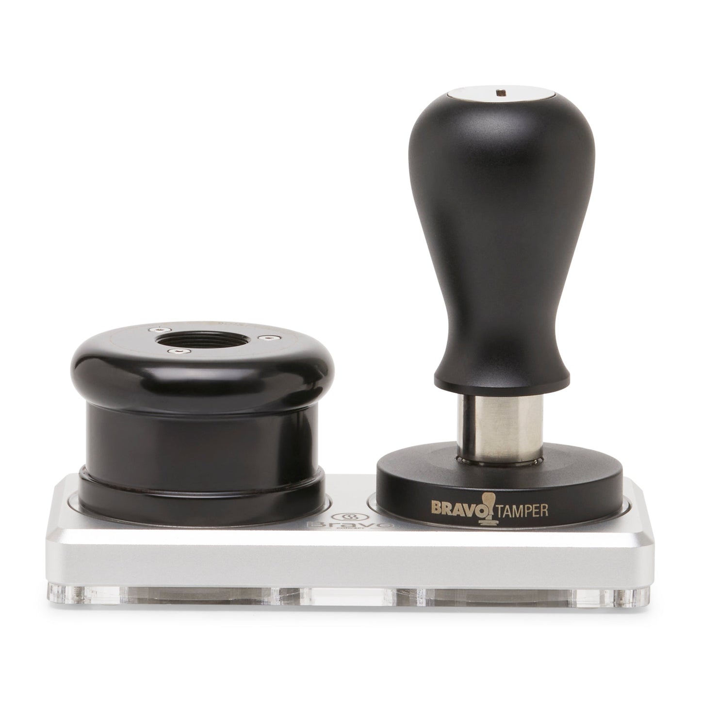 Bravo Flat Tamper and Distributor Stand