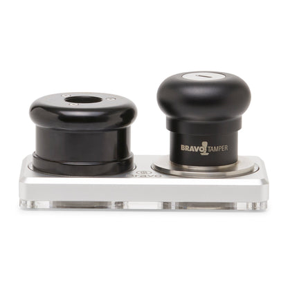 Bravo Flat Tamper and Distributor Stand
