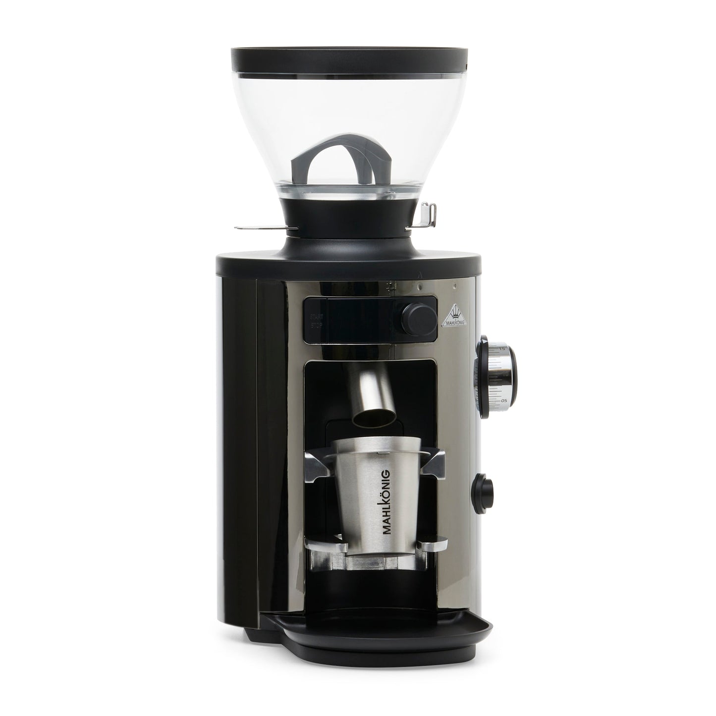 Mahlkonig X54 Allround Home Coffee Grinder with Short Hopper - Black Chrome