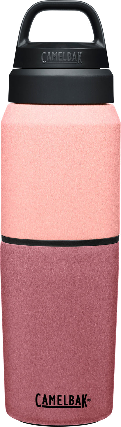 Camelbak MultiBev 17 oz Bottle / 12 oz Cup in Terracotta Rose