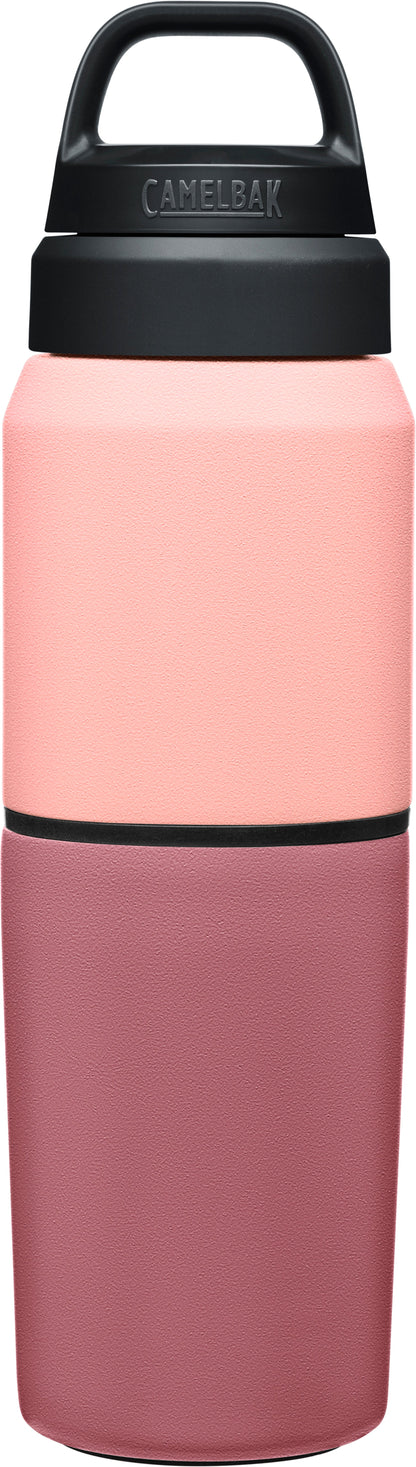 Camelbak MultiBev 17 oz Bottle / 12 oz Cup in Terracotta Rose