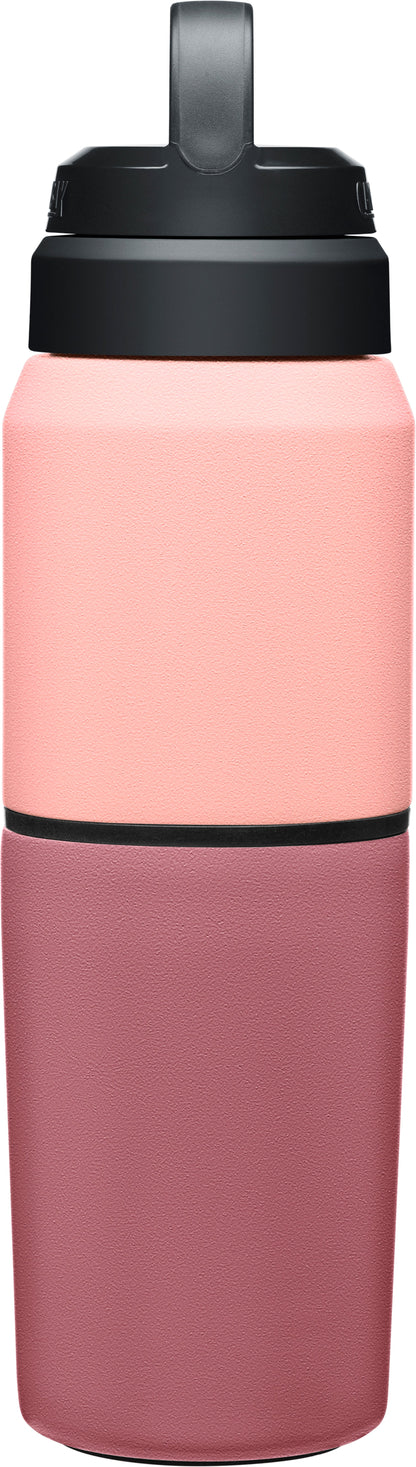 Camelbak MultiBev 17 oz Bottle / 12 oz Cup in Terracotta Rose
