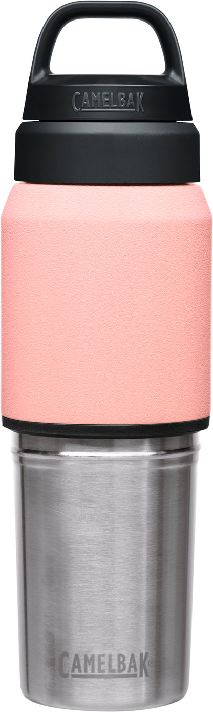 Camelbak MultiBev 17 oz Bottle / 12 oz Cup in Terracotta Rose