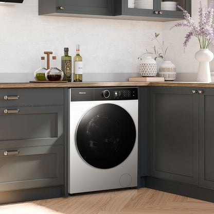 Hisense KitchenFit 5i Series WD5I1245BWR, 12kg/ 8kg Washer Dryer, D Rated in White – image 7 of 7