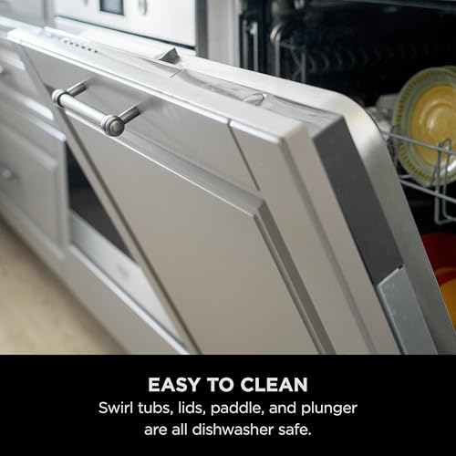 Ninja Swirl by CREAMi Soft Serve & Ice Cream Maker with 2x Tubs, 13 Functions, Makes Ice Cream