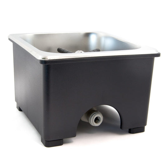 Barista Basics Counter Top Rinser - 6" x 6" x 2" Pan Size