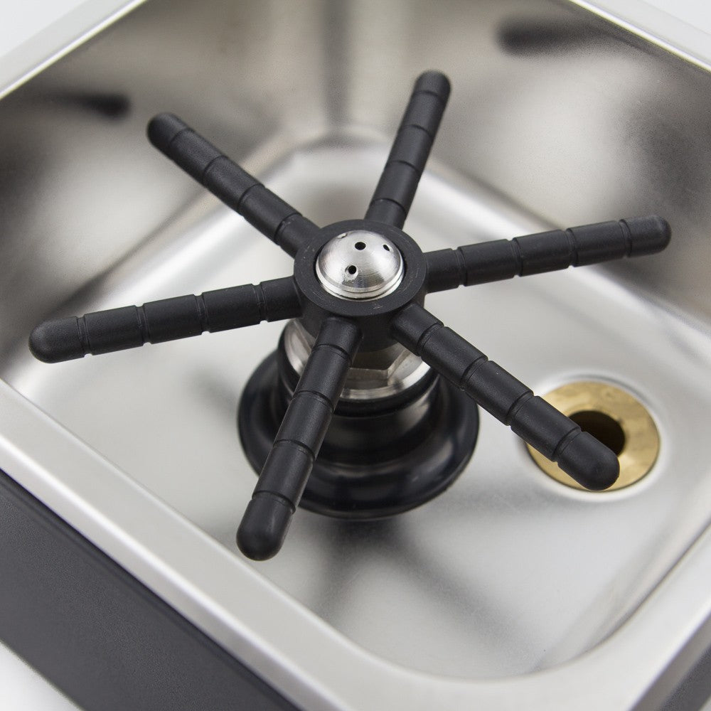 Barista Basics Counter Top Rinser - 6" x 6" x 2" Pan Size