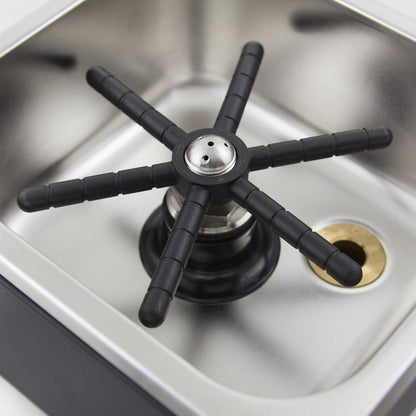 Barista Basics Counter Top Rinser - 6" x 6" x 2" Pan Size