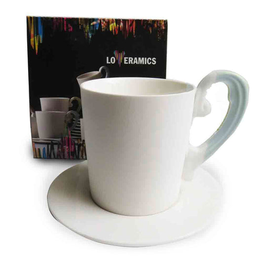 Loveramics Miix Designer Coffee Cup & Saucer in Blue