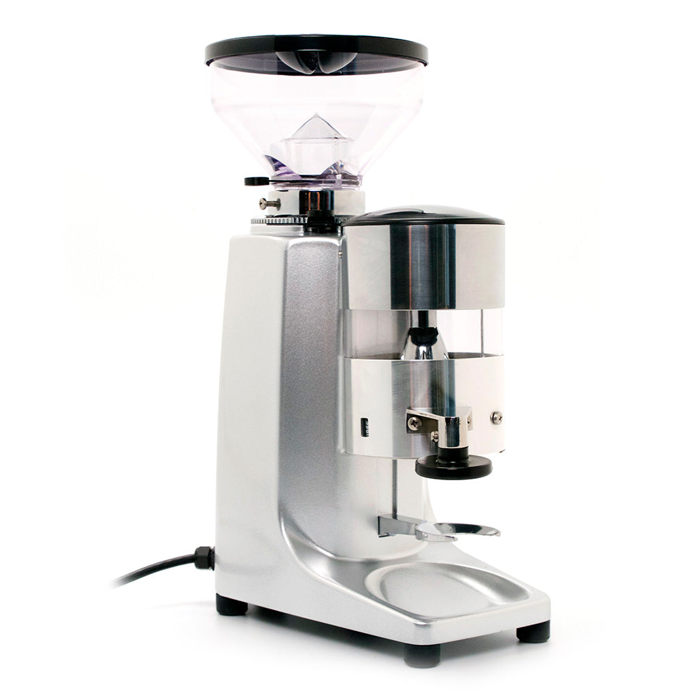 Quamar M80 Dosing Espresso Grinder in Silver