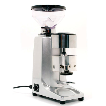 Quamar M80 Dosing Espresso Grinder with Timer in Silver