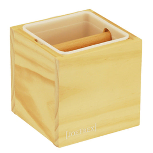 Joe Frex Knock Box Classic With Natural Wood Grain