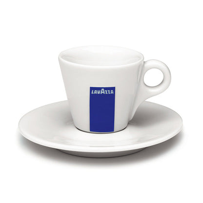 Lavazza Logo Espresso Cup and Saucer Set