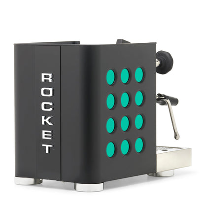 Rocket Espresso Appartamento TCA Espresso Machine - Black with Black Stripe