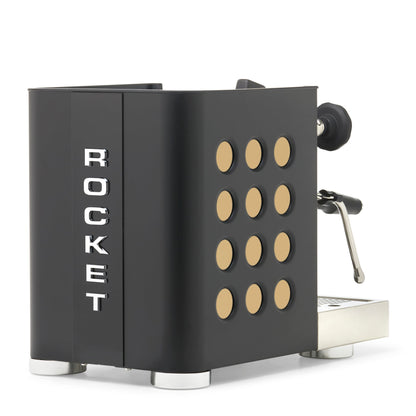 Rocket Espresso Appartamento TCA Espresso Machine - Black with Black Stripe