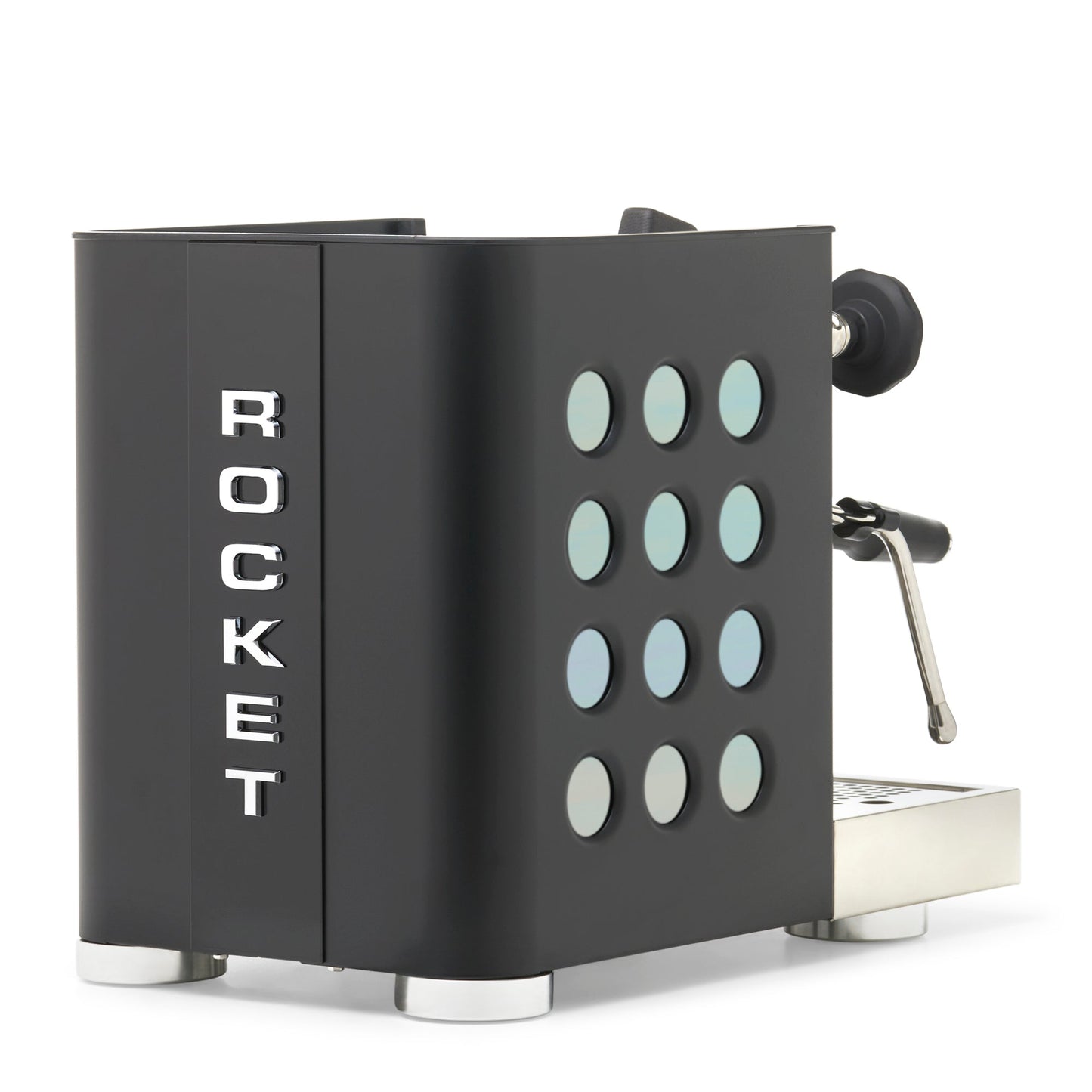 Rocket Espresso Appartamento TCA Espresso Machine - Black with Black Stripe