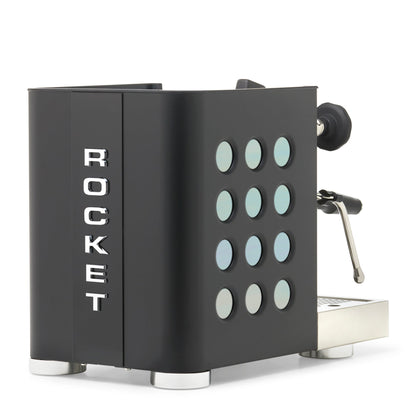Rocket Espresso Appartamento TCA Espresso Machine - Black with Black Stripe