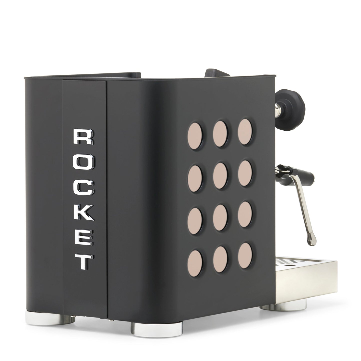 Rocket Espresso Appartamento TCA Espresso Machine - Black with Black Stripe