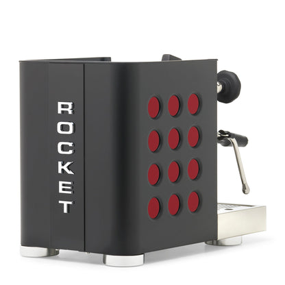 Rocket Espresso Appartamento TCA Espresso Machine - Black with Black Stripe