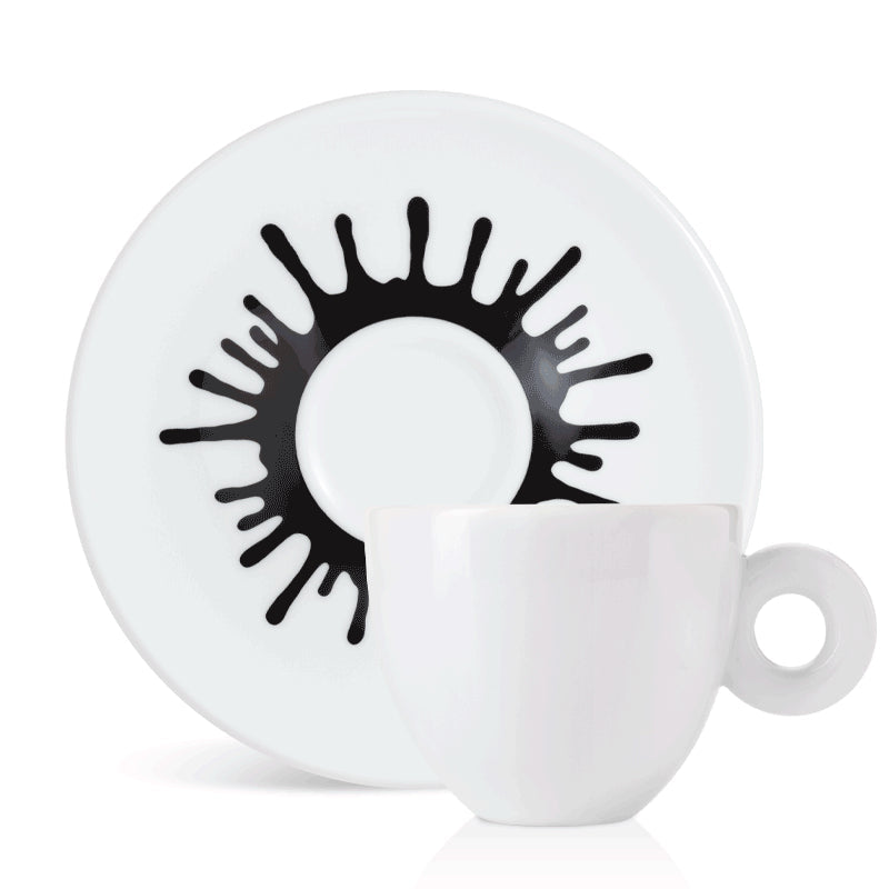 Illy Art Collection Ai Weiwei Set of 2 Cappuccino Cups