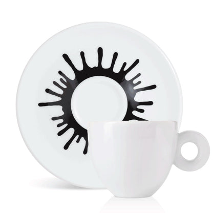 Illy Art Collection Ai Weiwei Set of 2 Cappuccino Cups