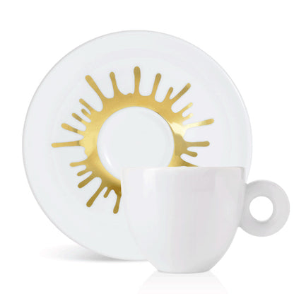 Illy Art Collection Ai Weiwei Set of 2 Cappuccino Cups