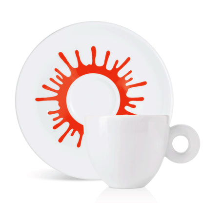 Illy Art Collection Ai Weiwei Set of 4 Cappuccino Cups