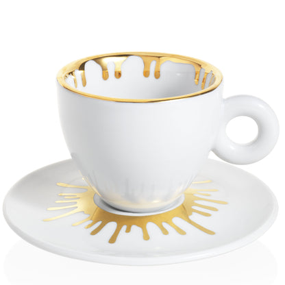 Illy Art Collection Ai Weiwei Set of 2 Cappuccino Cups