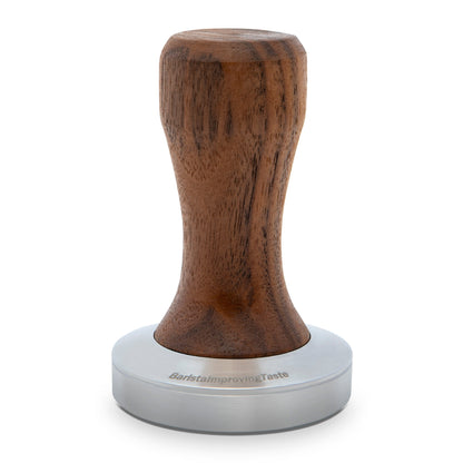 BIT 58.6mm Flat Espresso Tamper - Walnut