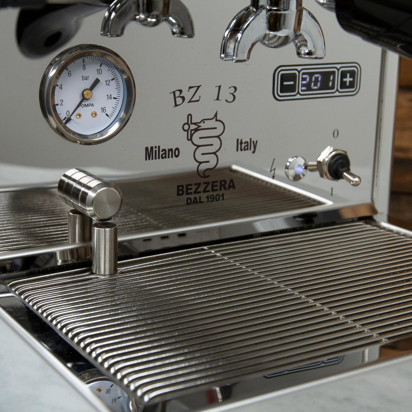 Refurbished Bezzera BZ13 PM Espresso Machine - Special Edition Stainless Steel
