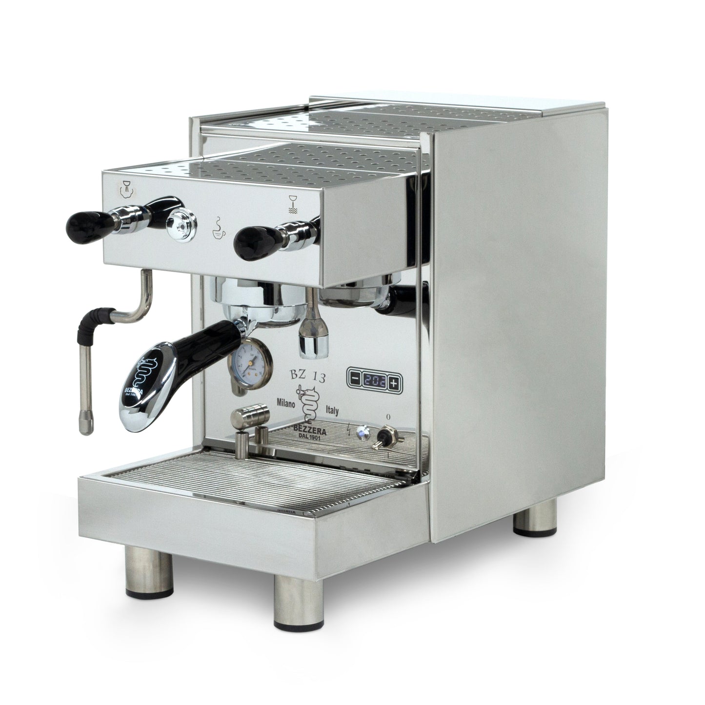 Refurbished Bezzera BZ13 PM Espresso Machine - Special Edition Stainless Steel
