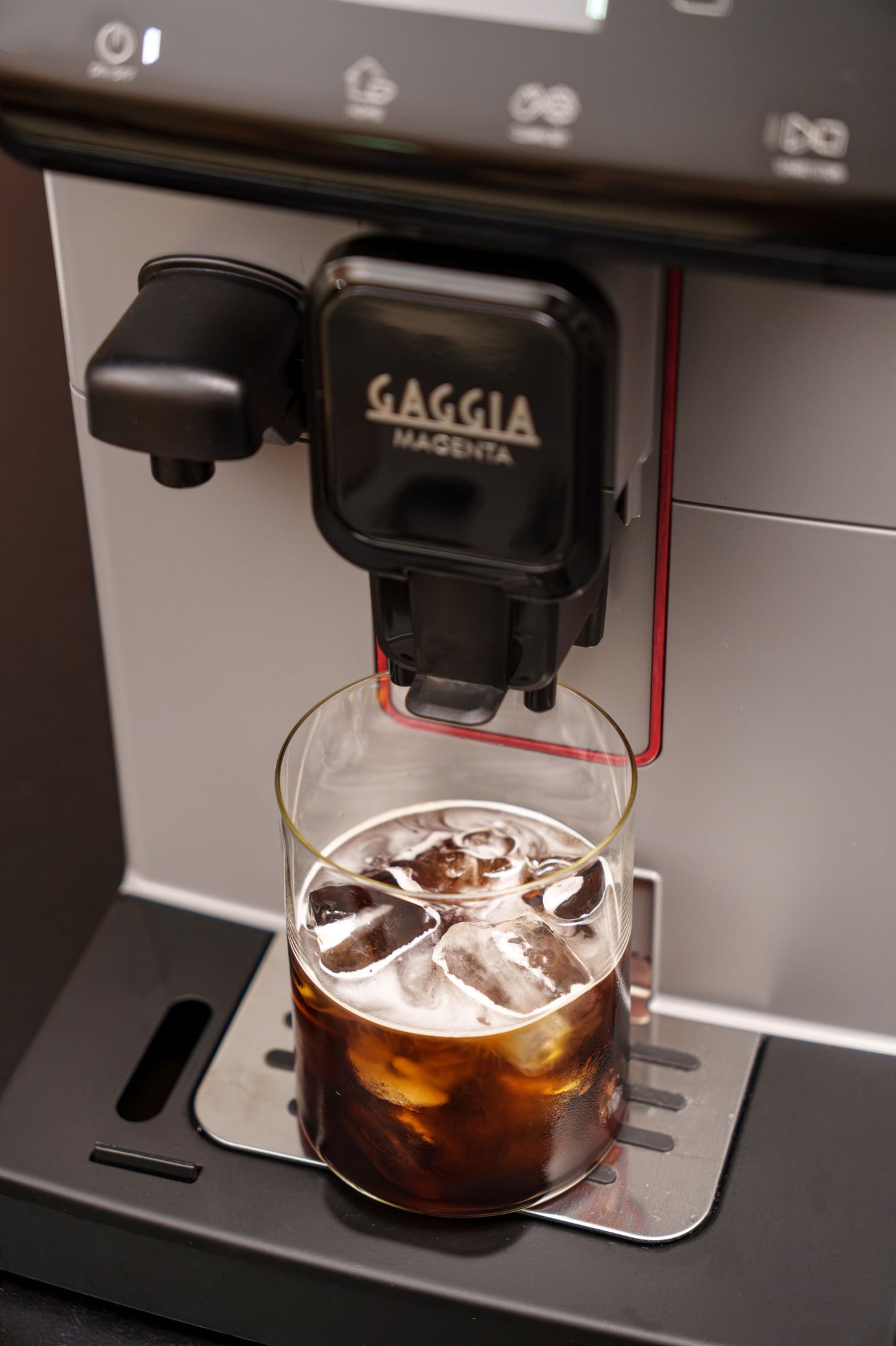 Refurbished Gaggia Magenta Prestige Over-Ice Automatic Espresso Machine Moonlight Grey
