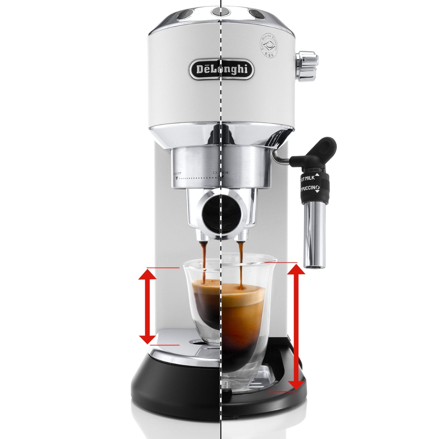 DeLonghi EC685W Dedica Deluxe Espresso Machine - White