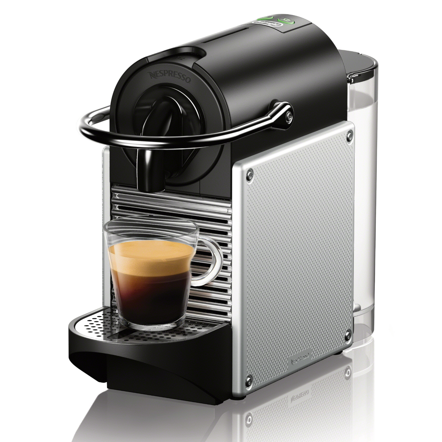 Nespresso Pixie Espresso Machine by DeLonghi with Aeroccino - Aluminum