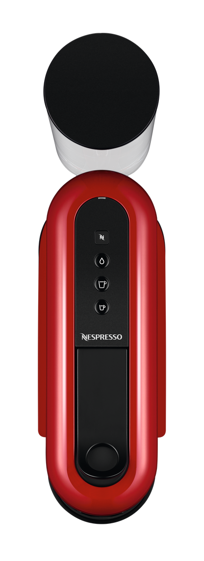 Nespresso Essenza Plus Espresso Machine by DeLonghi - Red