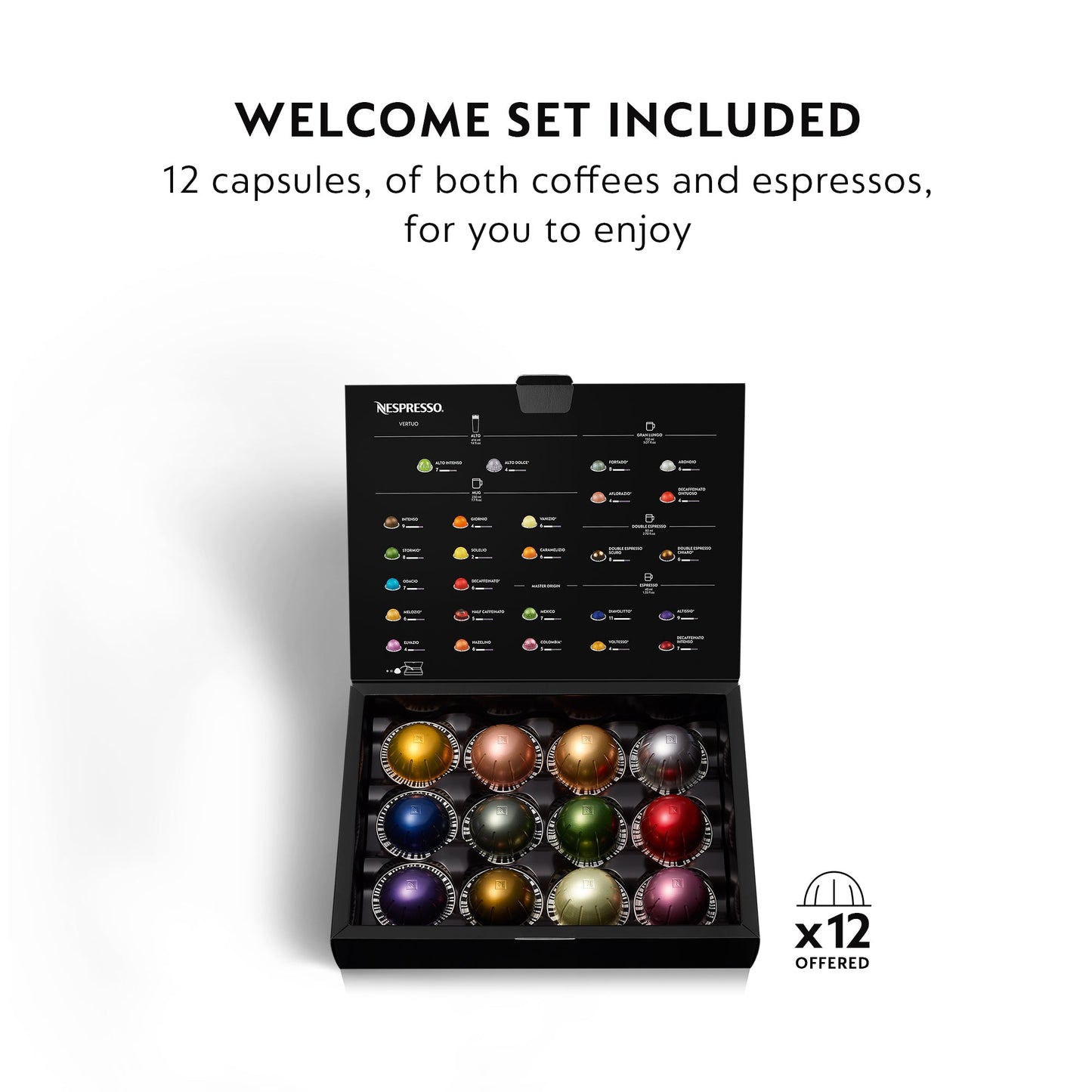 Nespresso Vertuo Next Premium Espresso Machine by DeLonghi - Black Rose Gold